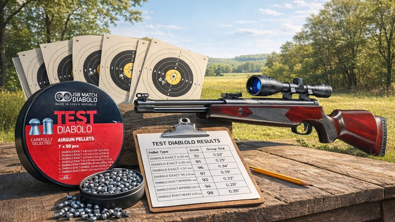 Najlepszy Śrut Do Wiatrowki Hammerli Hunter Force 900. Test JSB EXACT 4.5 mm