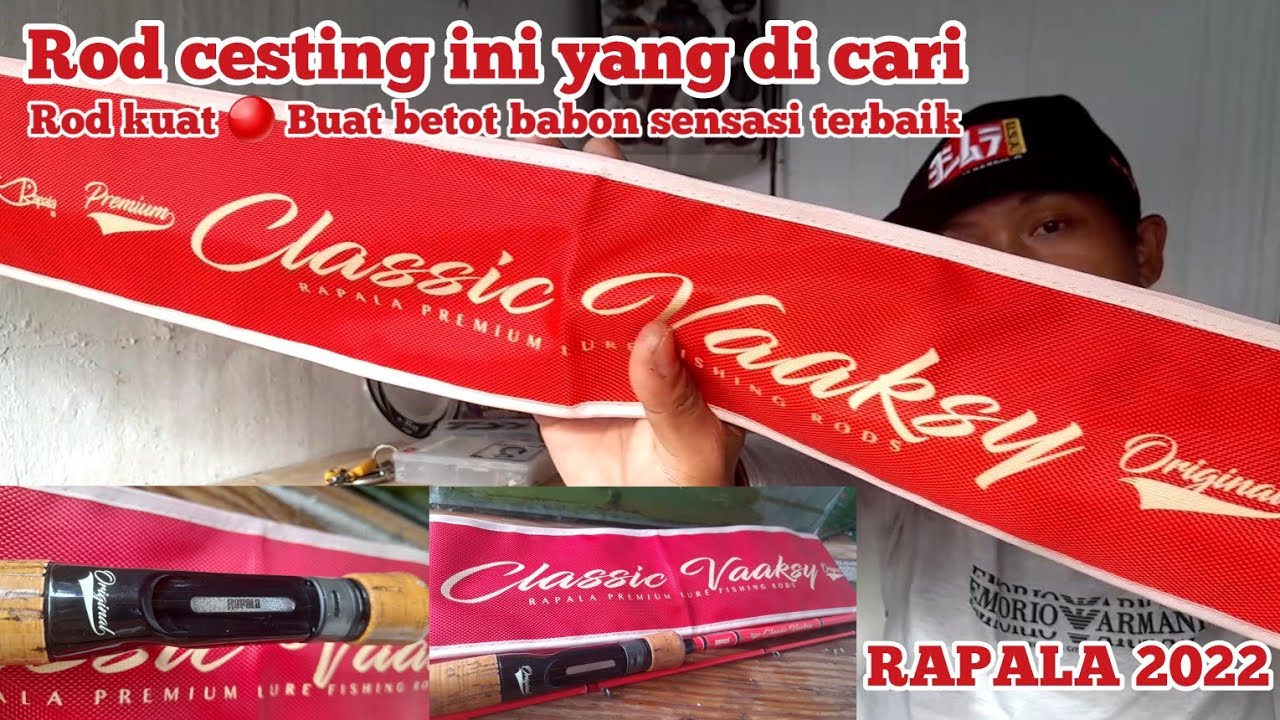Review New ROD RAPALA CLASSIC VAAKSY 2022 || Joran Terbaru Rapala Untuk Betot Toman dan Haruan 🔴