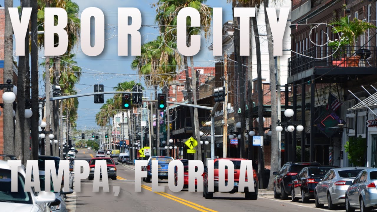 Ybor City, Florida - 4K Drive 7th Avenue - 2022 - DAY