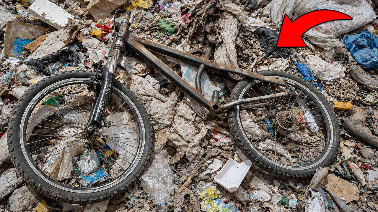 Abandoned Bicycle RESTORATION | Transforming a Trash Bike Into a Trek Mountain Bike