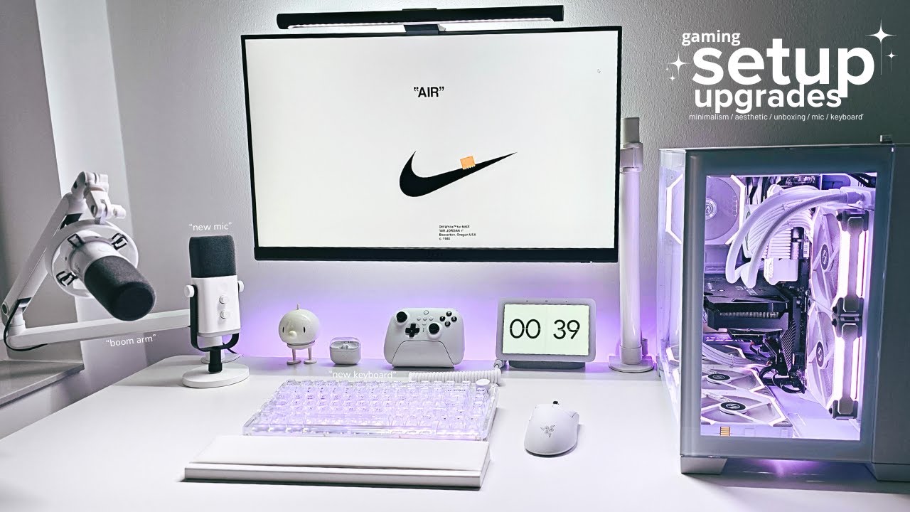 Gaming setup upgrades 2024 | new keyboard, new mic, marvel rivals gameplay