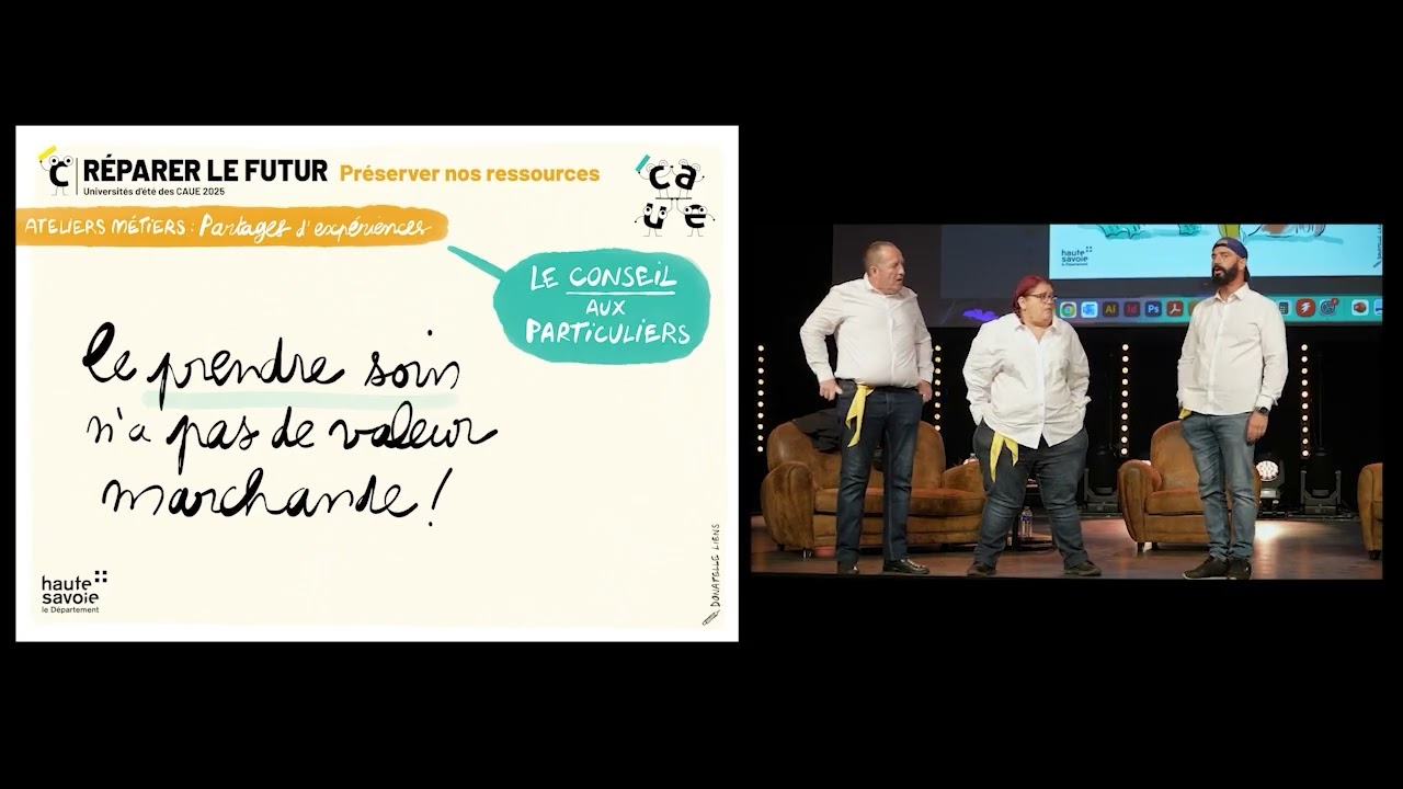 UNIVERSITES D'ETE DES CAUE 2025 - Restitution des 3 jours