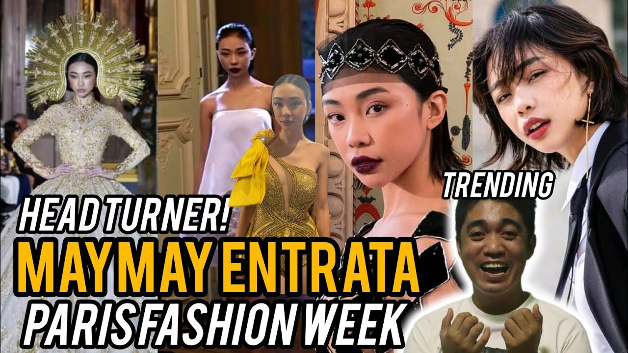 Maymay Entrata during her first ever runway walk at the Paris Fashion Week. | REACTION