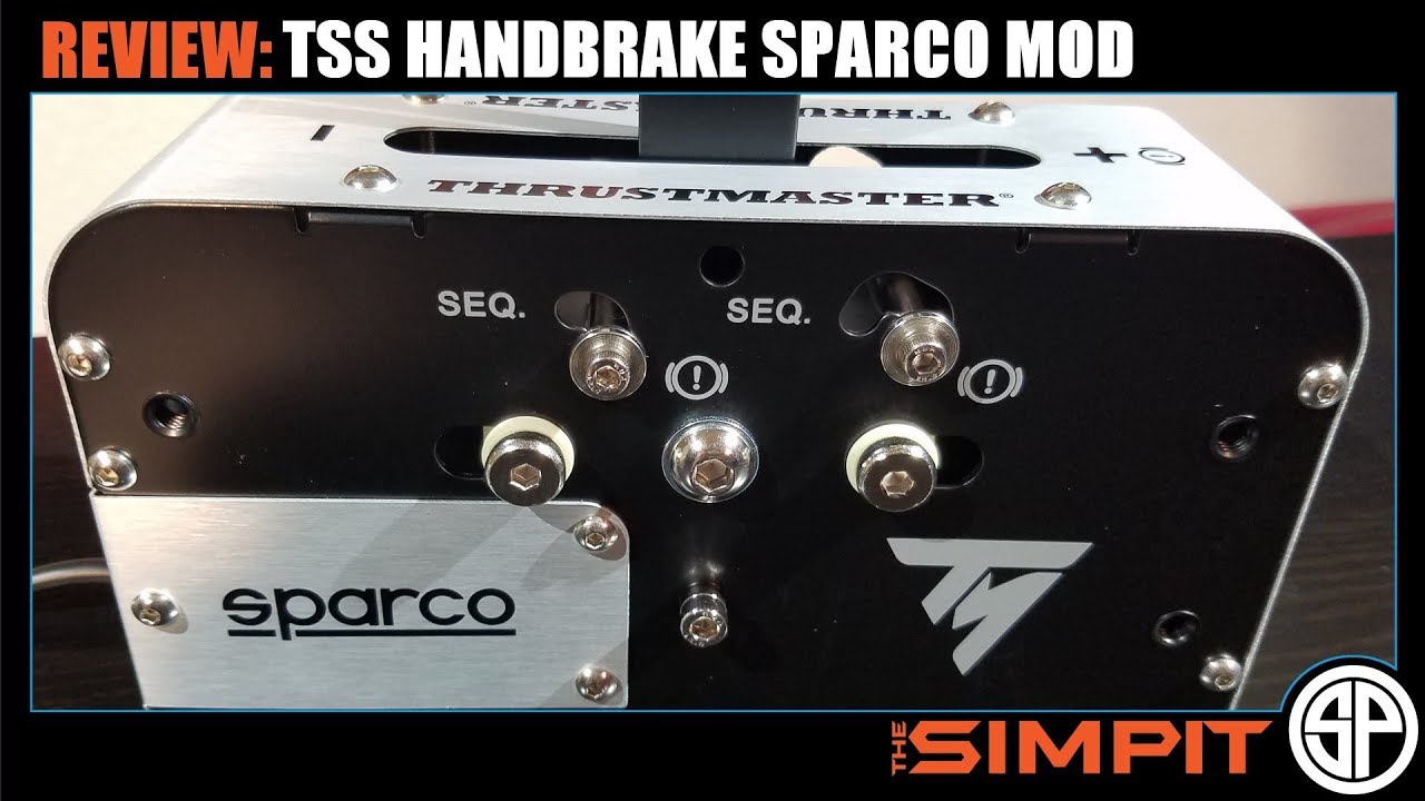 Thrustmaster TSS Handbrake Sparco Mod Review