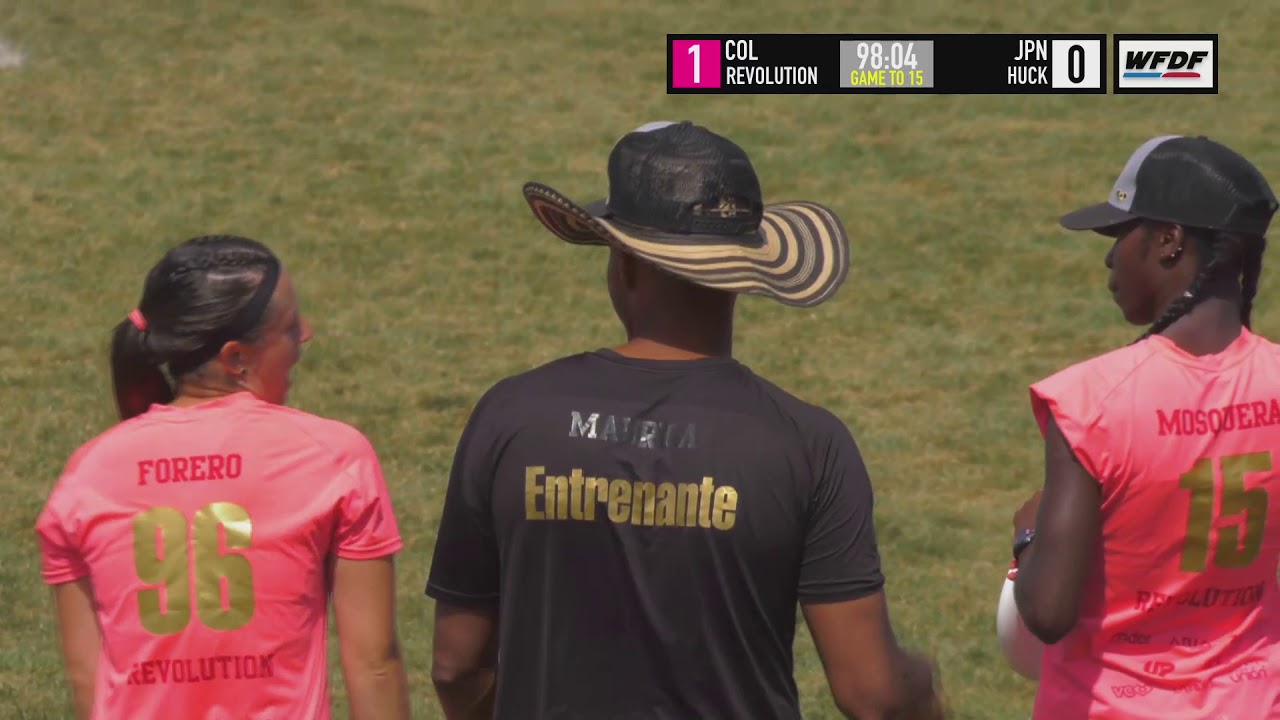 WUCC 2018 - Revolution Ultimate (COL) vs HUCK (JPN)