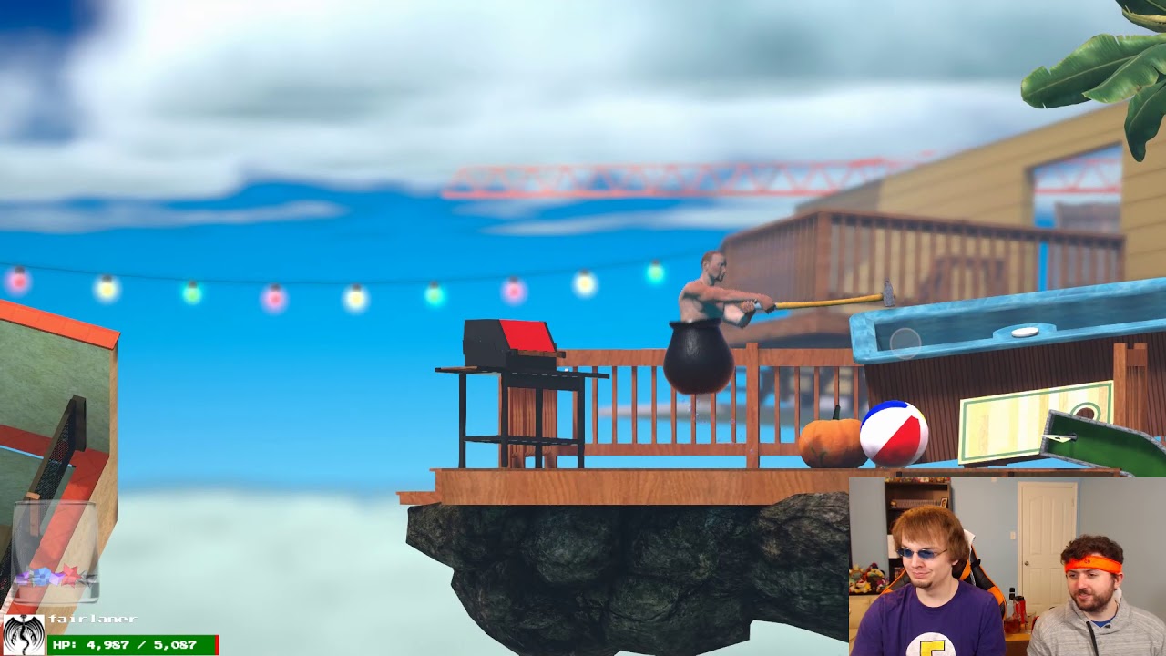 Getting Over It with Bennett Foddy w/ ZeRoyalViking (February 20, 2018)
