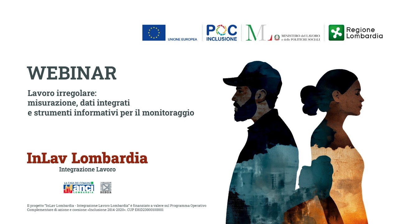 WEBINAR: Lavoro irregolare  misurazione, dati integrati e strumenti informativi per il monitoraggio
