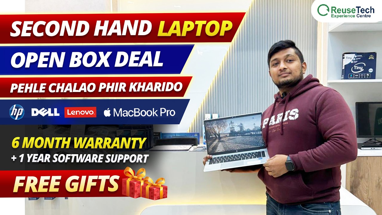 Second Hand Laptop Open Box Deal | Pehle Chalao Phir Kharido | Delhi Wazirpur