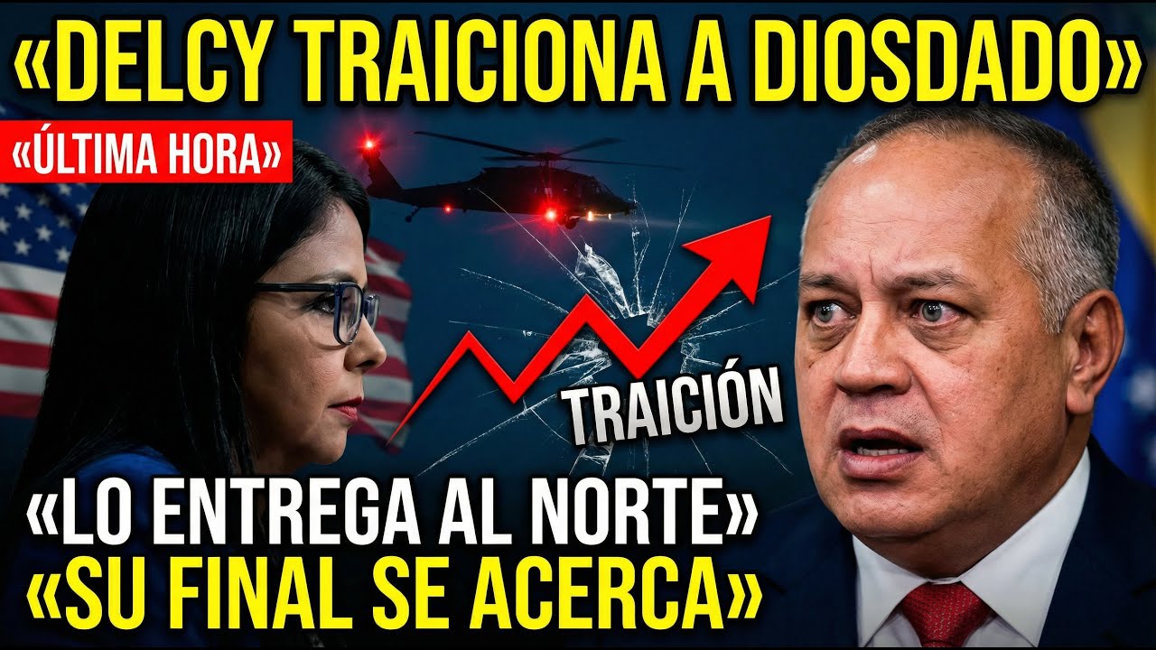 Delcy Rodríguez TRAICIONA a Diosdado Cabello… ¡Y Lo Entrega Al Norte! Esto Es Grave