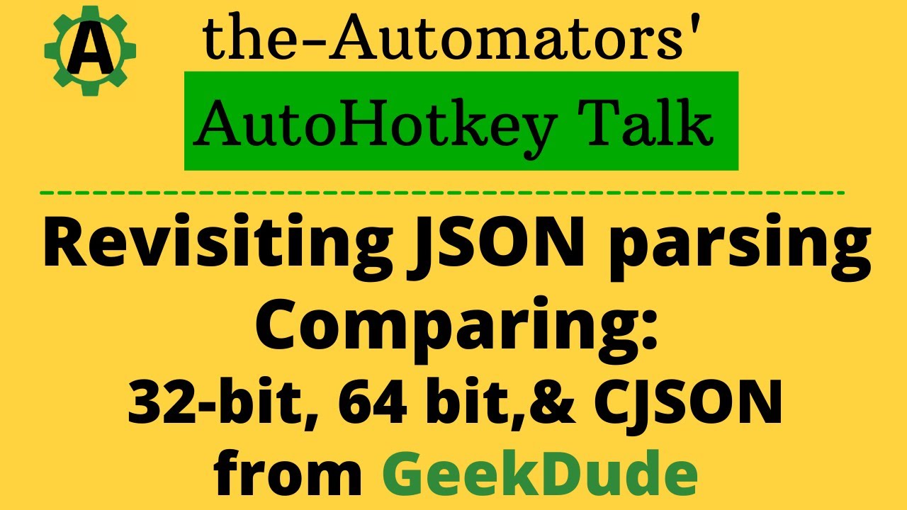 Speed benchmarking with cJSON from GeekDude & 32 bit vs. 64 bit