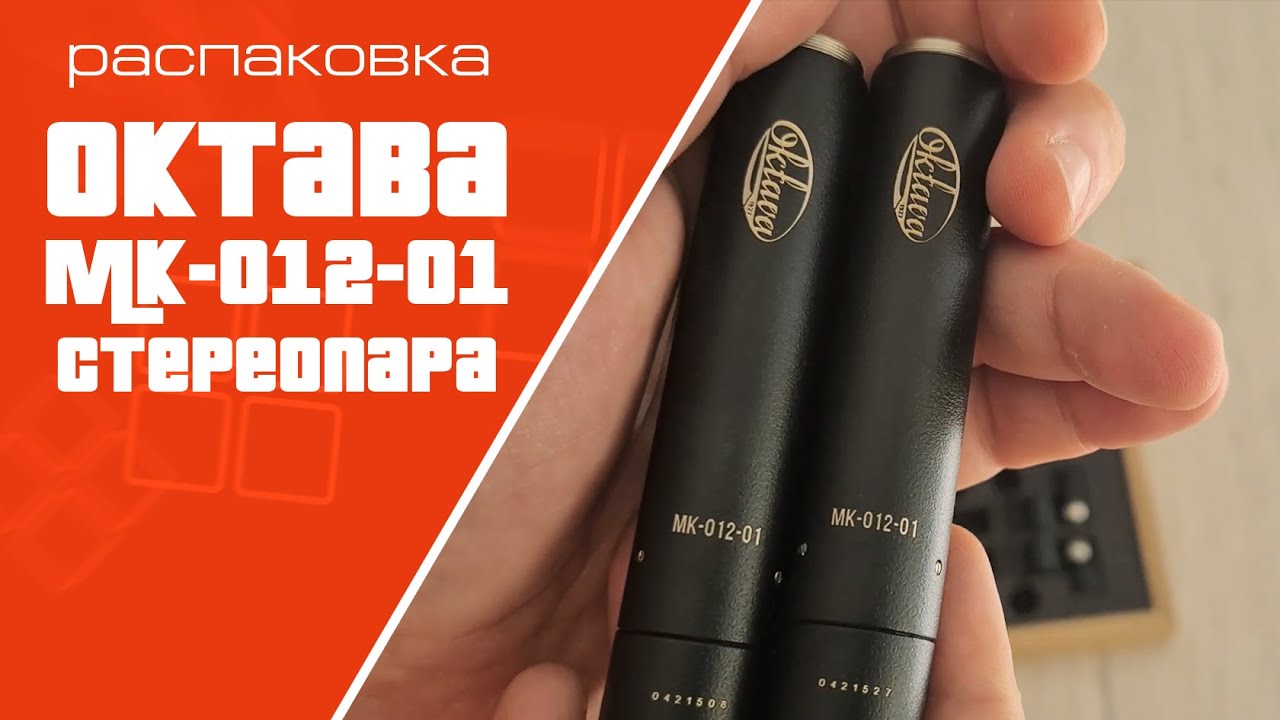 Распаковка стереопары Октава МК-012-01 | Unpacking Oktava MK-012-01