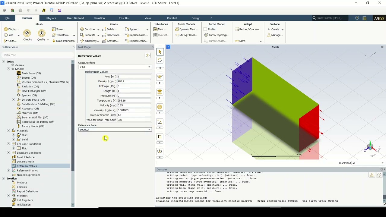 Настройка и итерации моделирования CFD в ANSYS Fluent | Анализ воздушного потока FSI