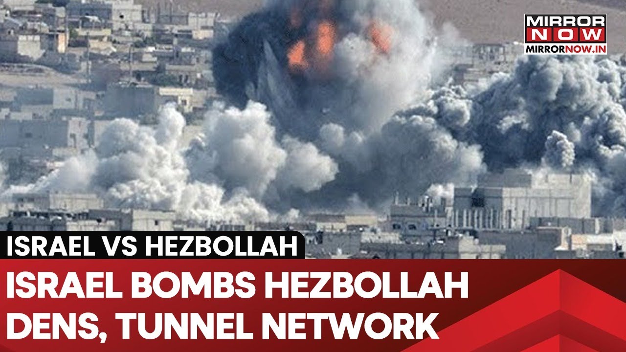 Israel Bombs Hezbollah Dens| Strikes Command Centre, Underground Tunnel Network In Lebanon