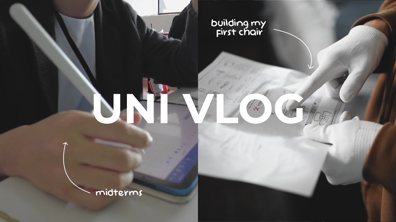 productive dental med-school uni vlog | suffering during midterm exams + room makeover