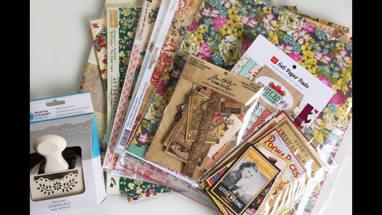 Vintage and Floral Paper Haul