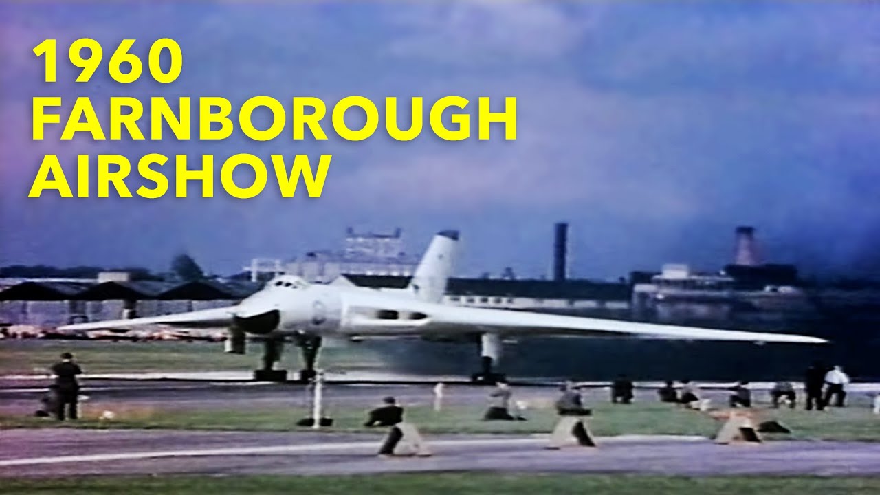 FARNBOROUGH AIRSHOW ✈️  S.B.A.C. Flying Display  - 1960 (Historic Archive)