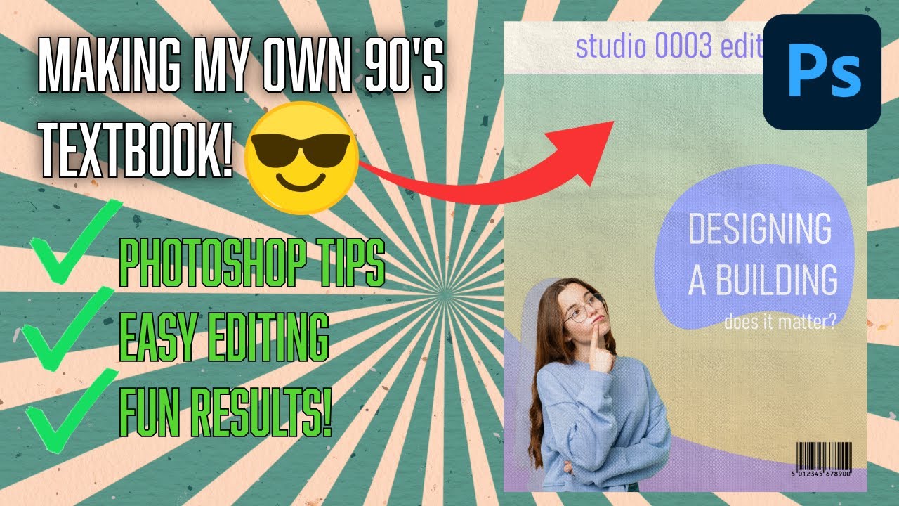 How to Make a Retro 90s Textbook Cover in Photoshop