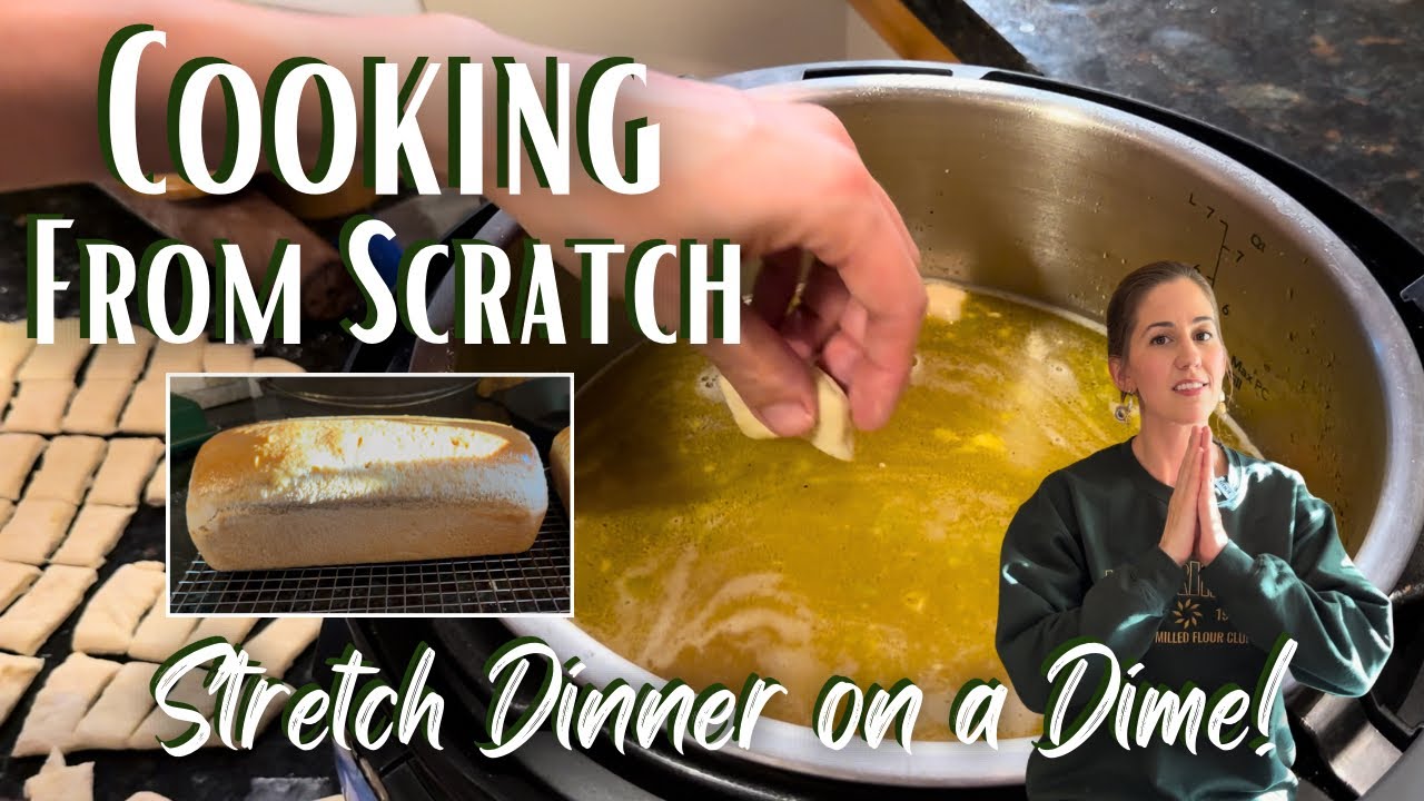 Pantry Challenge Meals Pullman Bread Loaf Recipe & Chicken and Dumplings Dinner