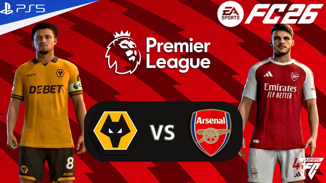 FC 26 - Wolves vs Arsenal - Premier League 25/26 Match - Authentic Gameplay | PS5™ 4K