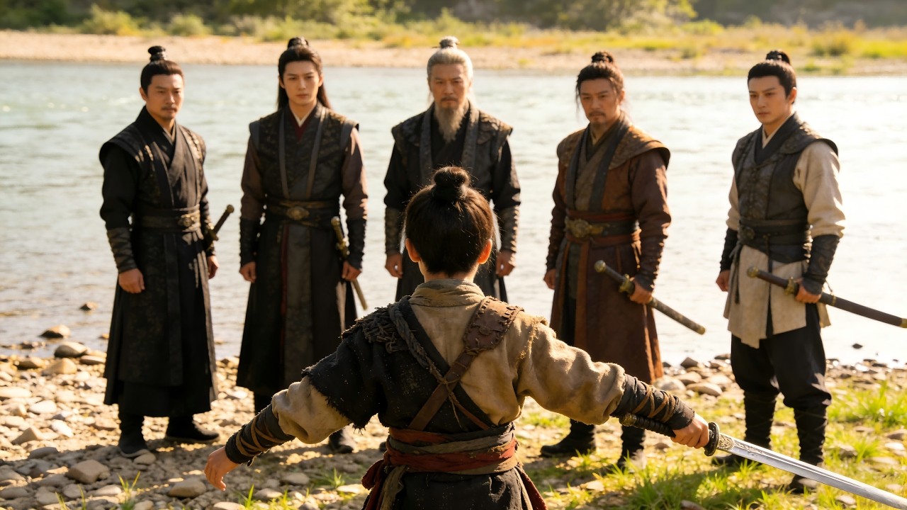 乞丐竟是劍術高手，一人擊敗5大高手！ #功夫 #kungfu