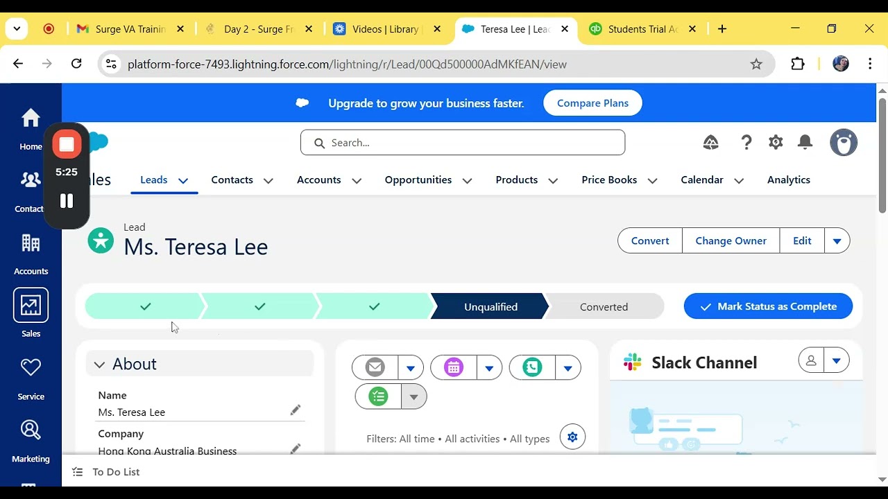 CRM Management for Virtual Assistant