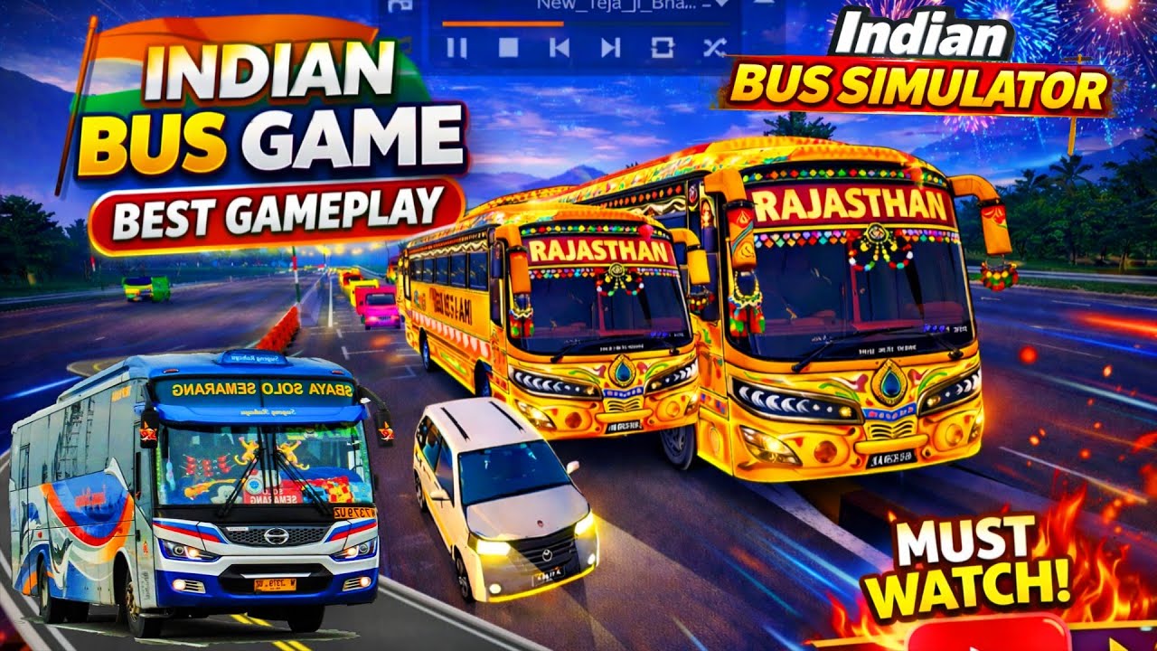 TEJA JI SONG CALTA HUAA 🥰☺️// 🔥 New 2026 Bus India Simulator | Rajasthani Route Gameplay🔥 Desi VIRAL