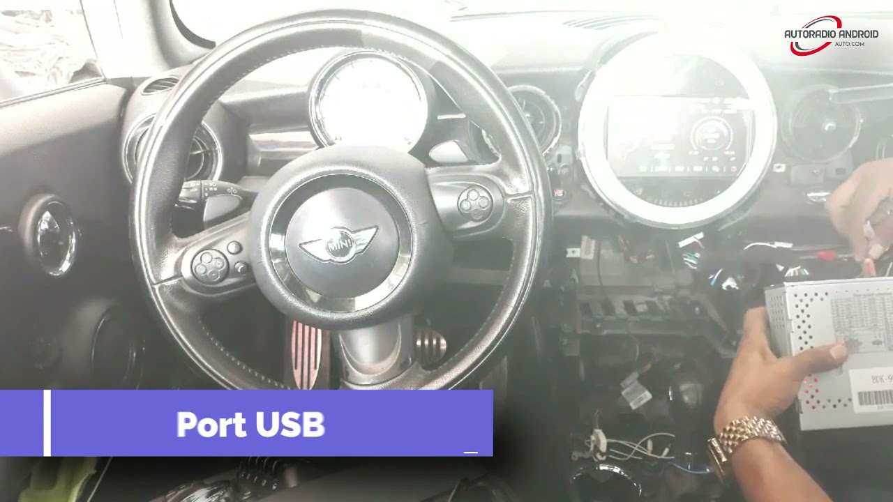 Changer Autoradio MINI Cooper R56 Cooper S Bluetooth GPS Carplay Android Compatible D'origine 2 Din