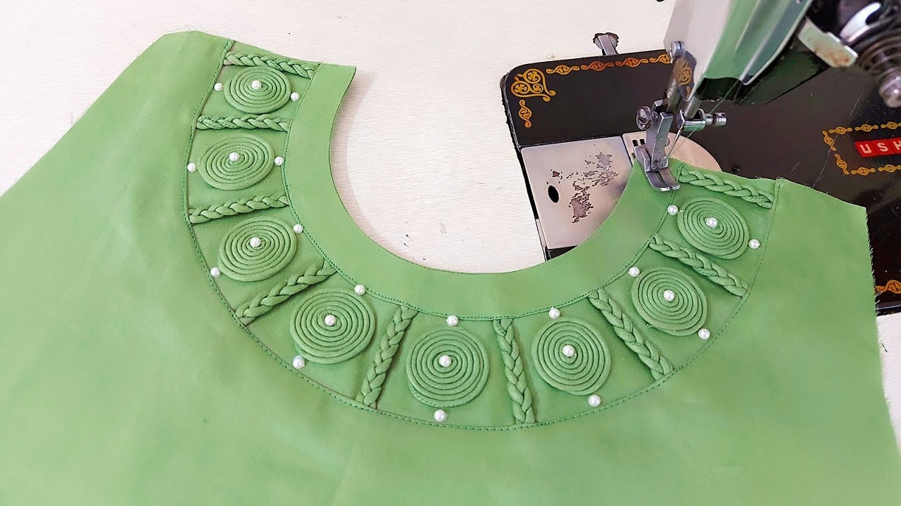 Dori और Pearls के साथ बनाएं सबसे Stylish Neck डिज़ाइन | Beautiful Neck Design with Dori