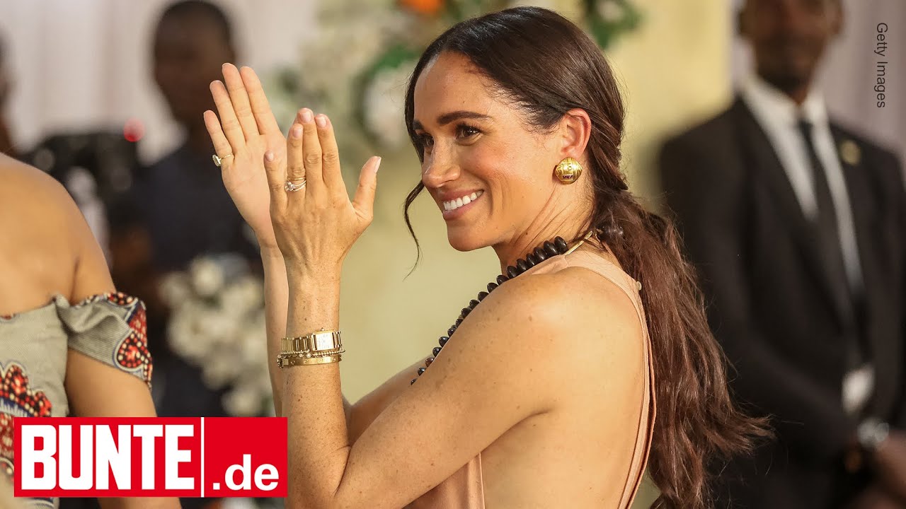 Herzogin Meghan - Ohne BH! Mit ihrem Kleid bricht sie das Protokoll