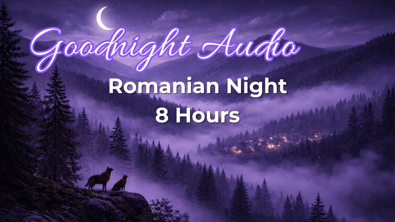 Romanian Night - 8 Hour Carpathian Mountain Wind & Distant Wolf Howls
