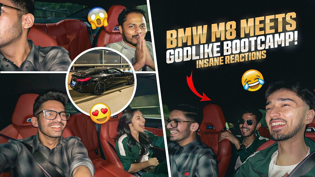 GodLike Members REACT to My INSANE New Sports Car! 🤯 🔥| BMW M8 competition