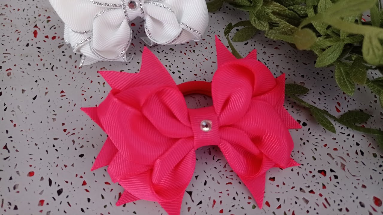 #diy Авторские #бантики #handmade из репсовой ленты 2, 5 см#beautiful#bows#hair#tutorial#ribbon