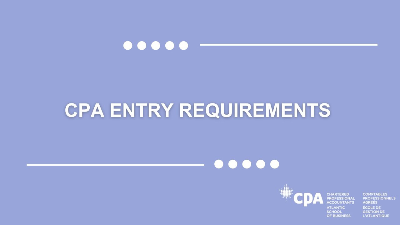 Требования к поступающим на программу CPA