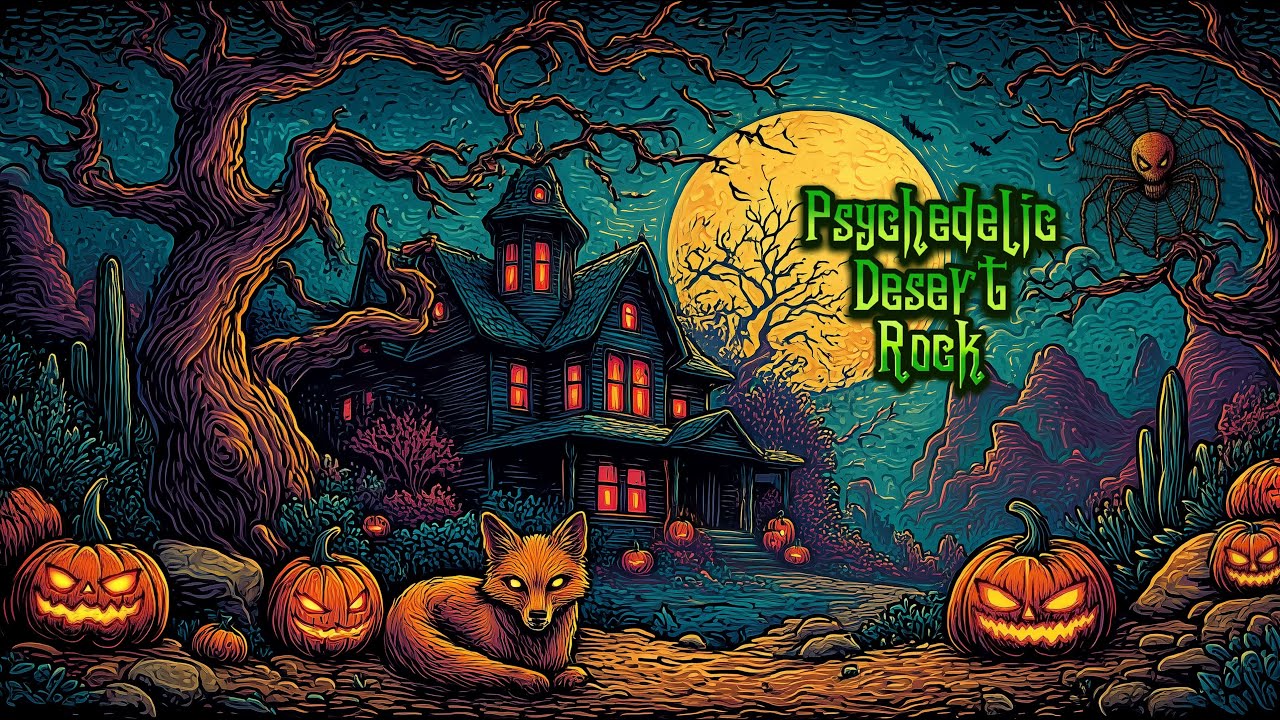 🎃Halloween Riffs | Spectral Ashes - Psychedelic Rock • Desert Basslines🎃