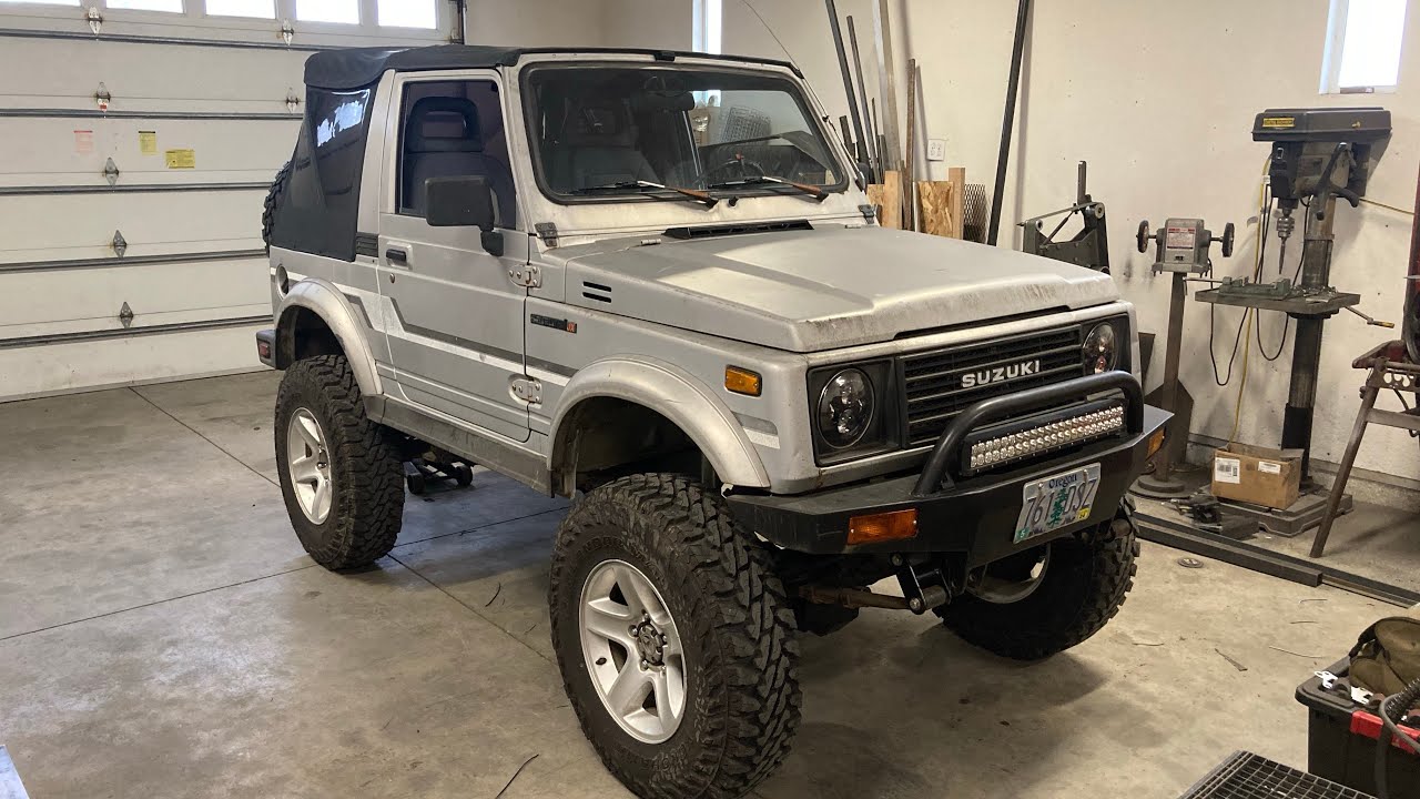 Improving Suzuki Samurai ride quality by tuning shocks