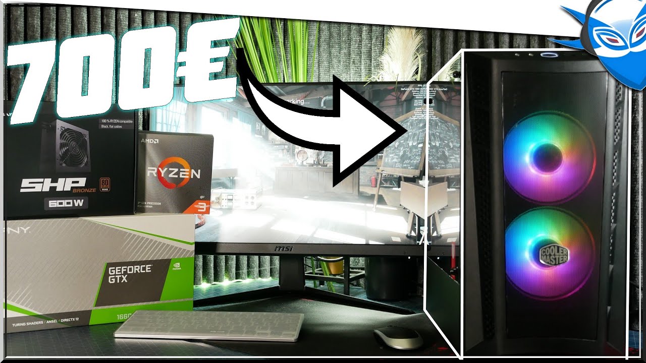 Je MONTE un PC GAMER à 700€ pour l'été 2020 (Test sur Fortnite, Valorant, R6S, Warzone, Apex)