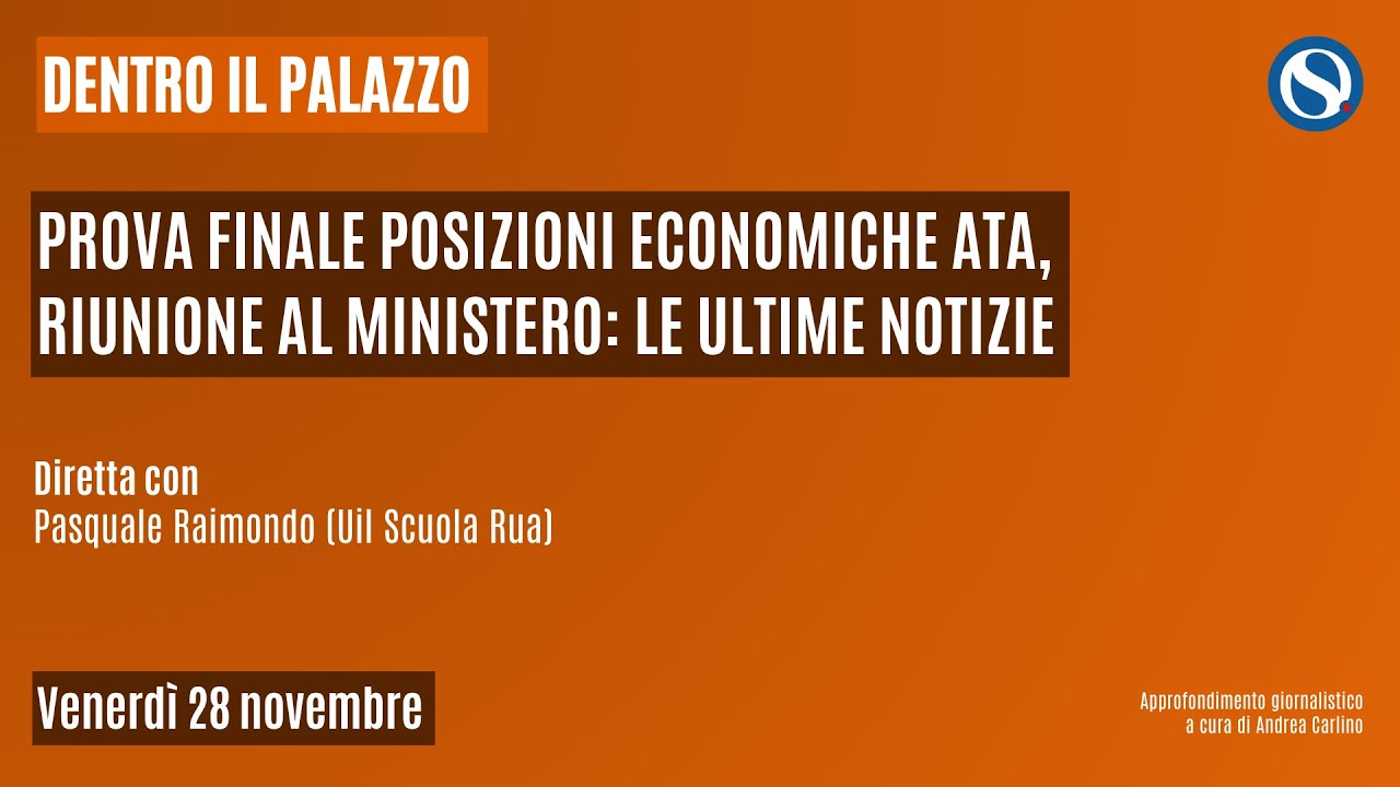 Prova finale posizioni economiche Ata, riunione al Ministero: le ultime notizie