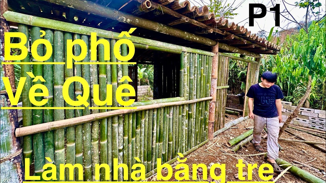 [Triệu Văn Lập] Tôi đã bỏ phố về quê làm nhà, trồng rau, nuôi cá.