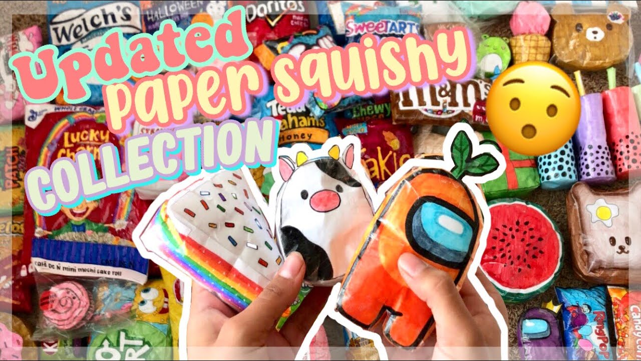 UPDATED PAPER SQUISHY COLLECTION + RATING THEM!