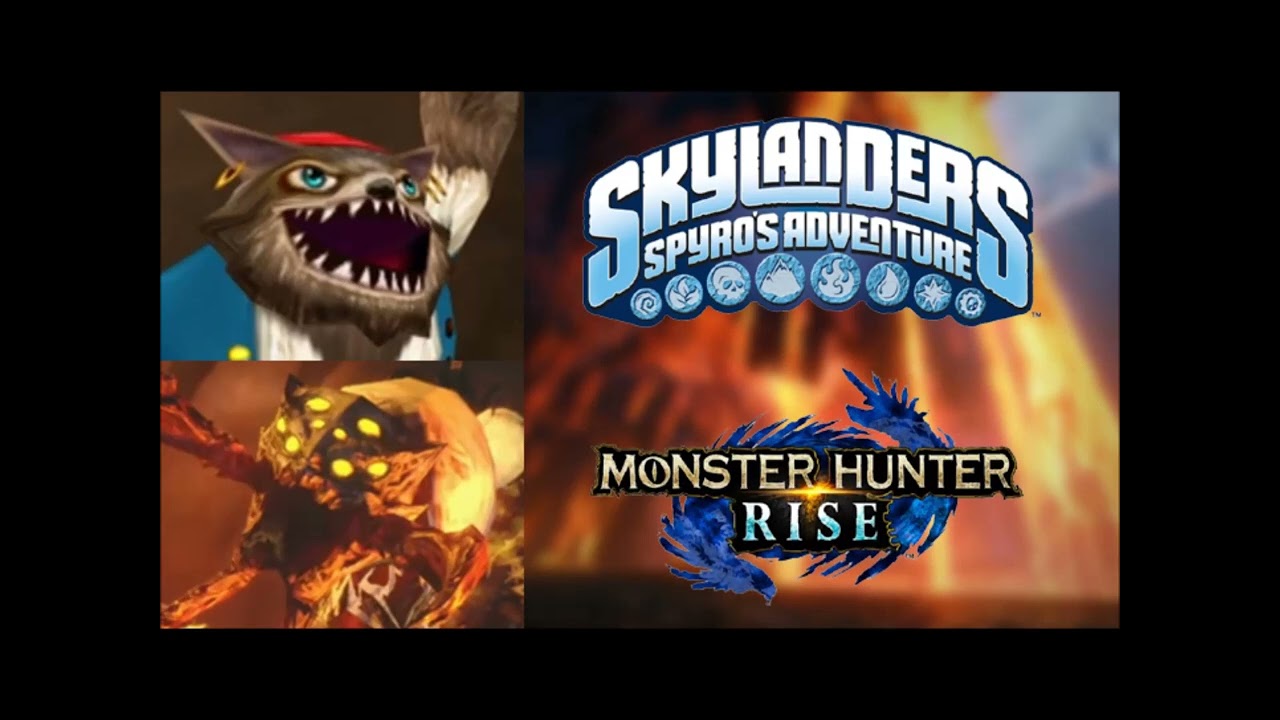 Pirate Grotto x Lava Caverns - Skylanders/Monster Hunter Mashup