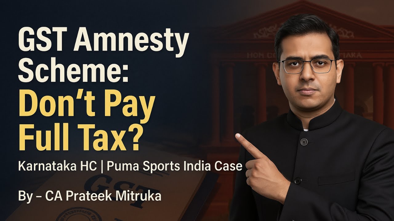 Court Gives Big Relief In GST Amnesty Scheme