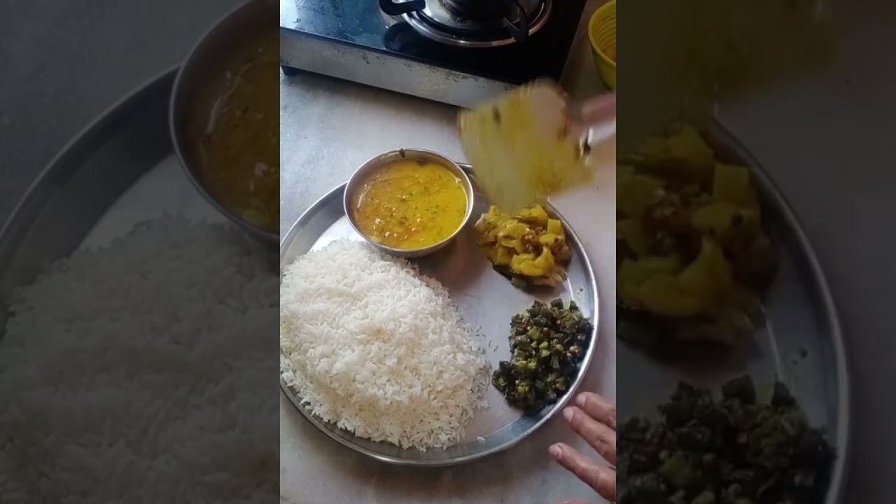 Everyday day lunch thali idea #shorts #cooking #villagefood #leenaverma #yt