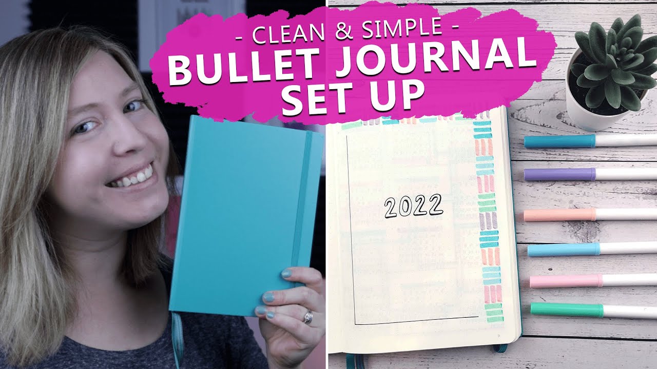Yearly Bullet Journal Setup - Pastel Colors Theme