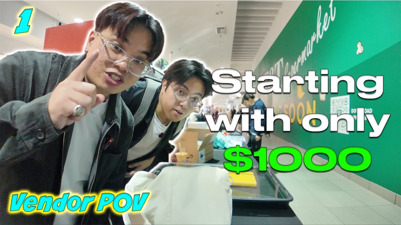 We started Pokemon card vending with $1000 | Silicon Valley Card Show Day 1 | Vendor POV EP 1
