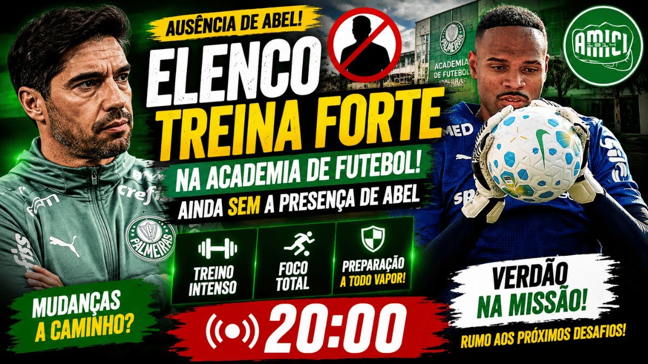 🚨 LA SQUADRA SI ALLENA DURAMENTE! MA... DOV'&Egrave; ABEL FERREIRA?