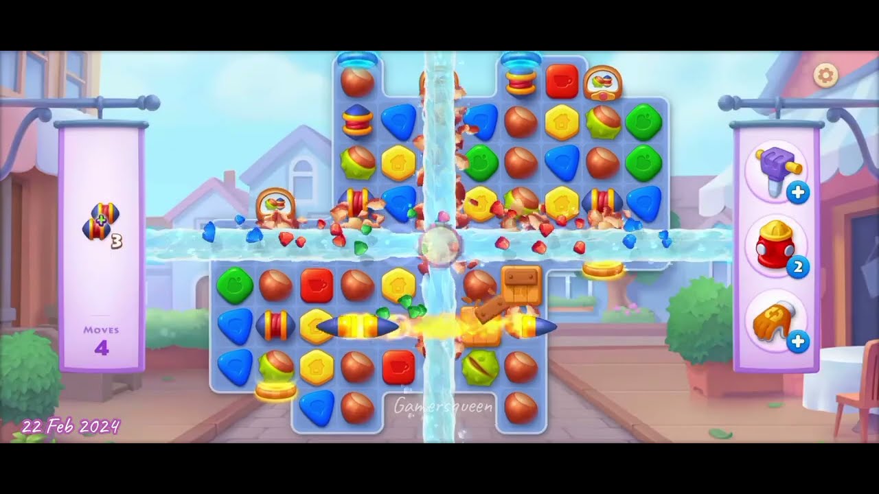 Colorful Puzzle Level 1727   Township Gameplay