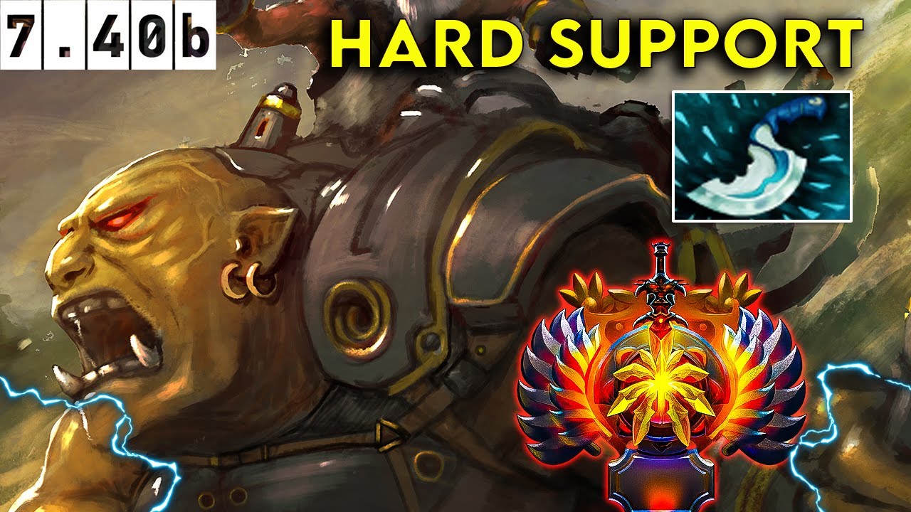 Alchemist Immortal Hard Support - Dota 2 Patch 7.40B Pro Pub Gameplay