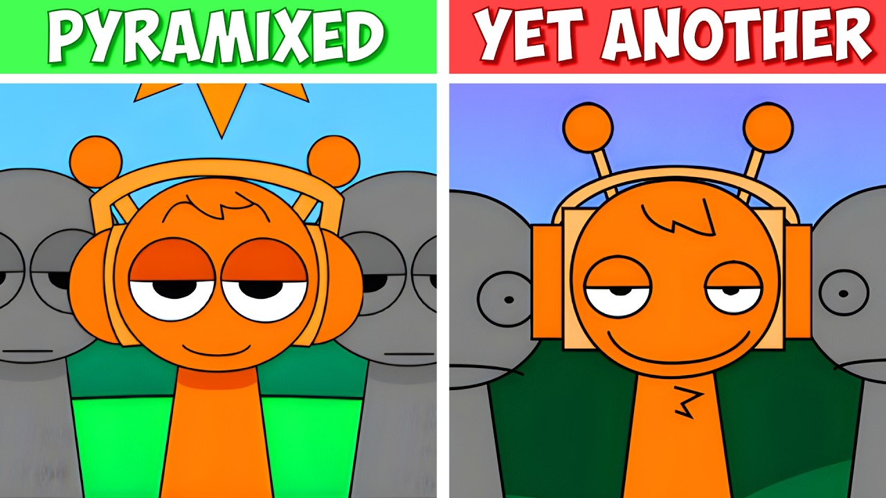 Incredibox Sprunki - Pyramixed But Yet another boring old sprunki | Normal vs Horror