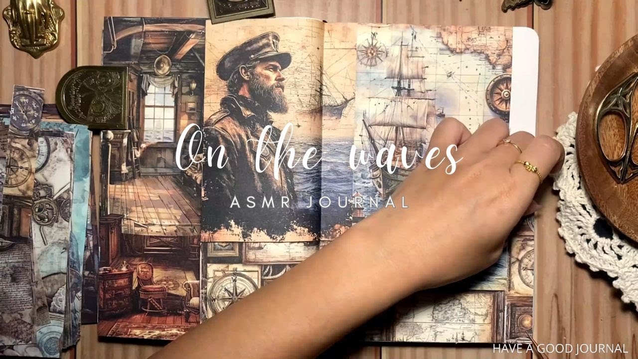 ASMR Journal | On the waves | Have a good journal