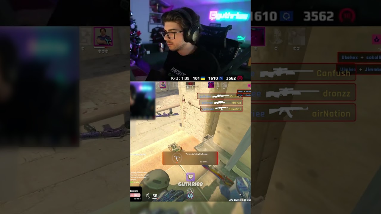 Клатч 1 в 4 на 3500 avg Lobby FACEIT!